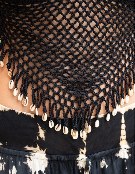 Shell Crop Top Crochet Shell Crop Top Crochet